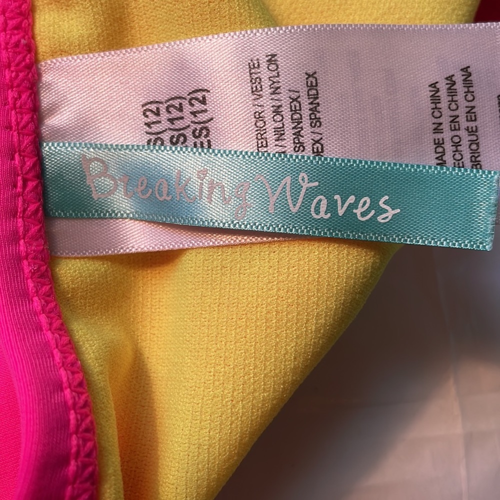2pc tankini set girls size 12 like new condition - Picture 7 of 8